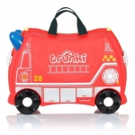 Trunki Detský Kufrík - odrážadlo Hasičské auto Freddie