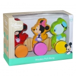 Derrson Disney Drevený ťahaci Mickey, Minnie a Donald