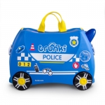 Trunki Detský kufrík + odrážadlo Policajné auto Percy