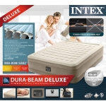 INTEX 64428 nafukovací matrac s integrovanou pumpou 152x203x46 cm