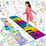 iMex Toys Veľká detská podložka piano 181 cm x 74 cm