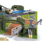 iMex Toys Obrovský letecký vojenský set 90x65x18cm