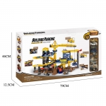 iMex Toys interaktívna garáž so žeriavom 2v1 Construction set 663-802