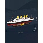 iMex Toys Balody Stavebnica Titanic 4190 ks