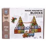 iMex Toys Magnetická stavebnica 100 ks Diamond Tiles