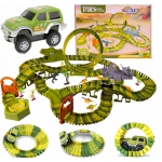 iMex Toys XXL dinosaurus autodráha 324 ks dino dráha 530 cm